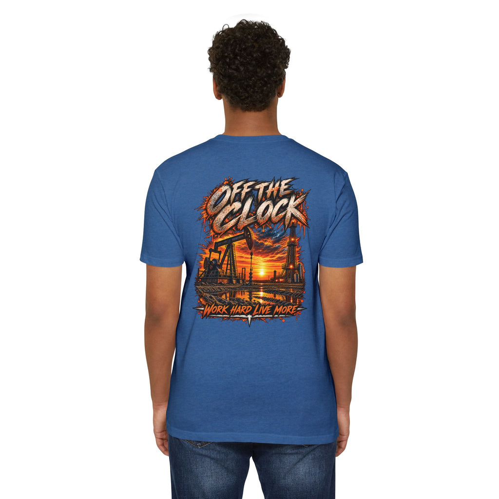Oilfield 'Off the Clock' Graphic T-Shirt — Work Hard Live More