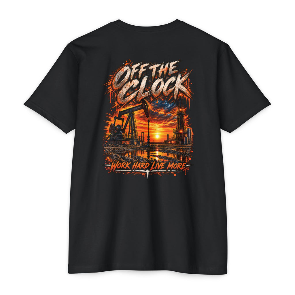 Oilfield 'Off the Clock' Graphic T-Shirt — Work Hard Live More
