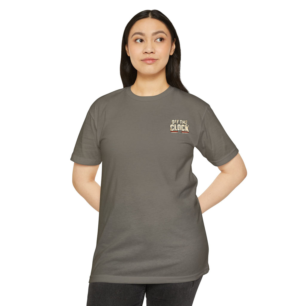 Work Hard Live More T-Shirt — 'Off The Clock' Casual Graphic Tee