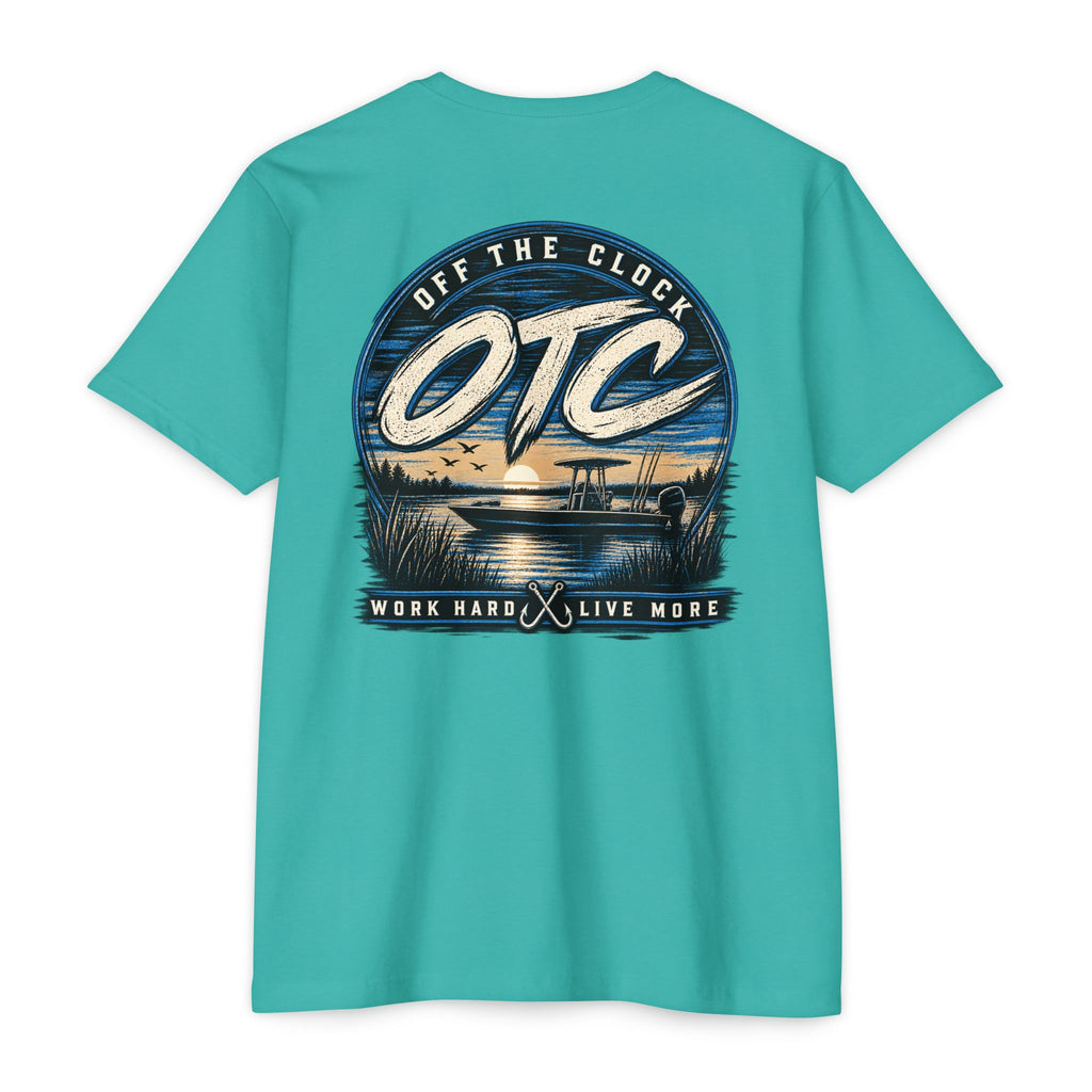 OTC 'Off The Clock' Lake T-Shirt — Work Hard Live More Graphic Tee