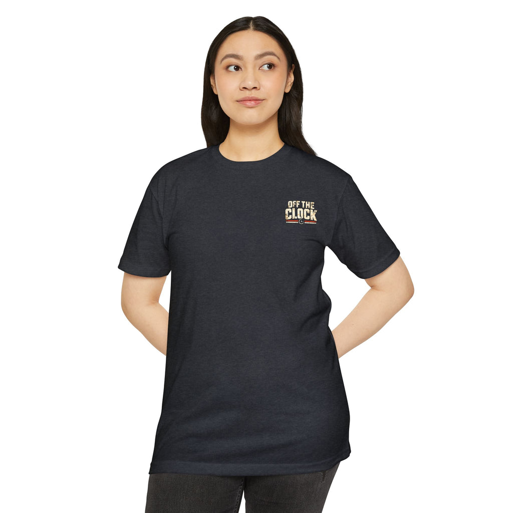 Work Hard Live More T-Shirt — 'Off The Clock' Casual Graphic Tee