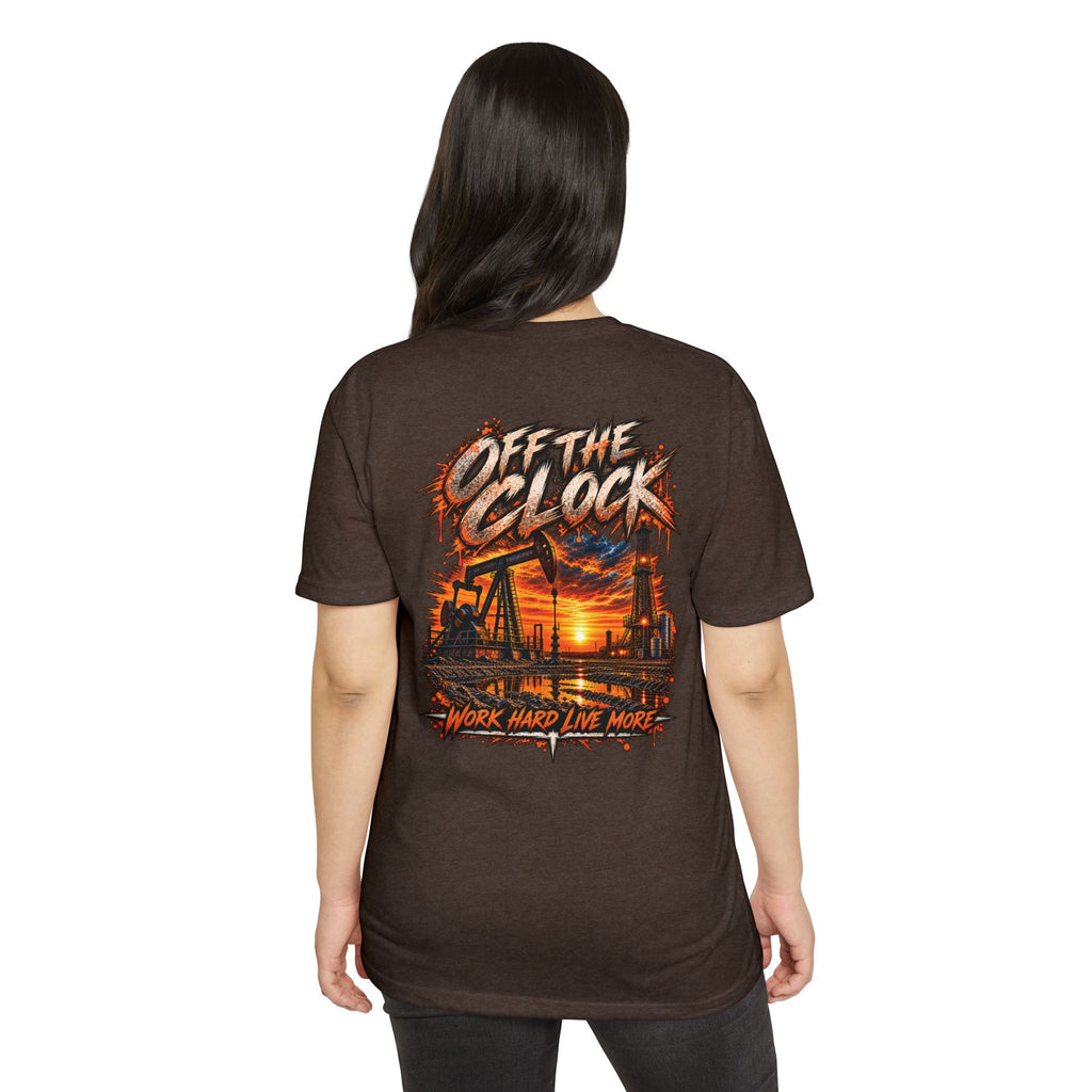 Oilfield 'Off the Clock' Graphic T-Shirt — Work Hard Live More