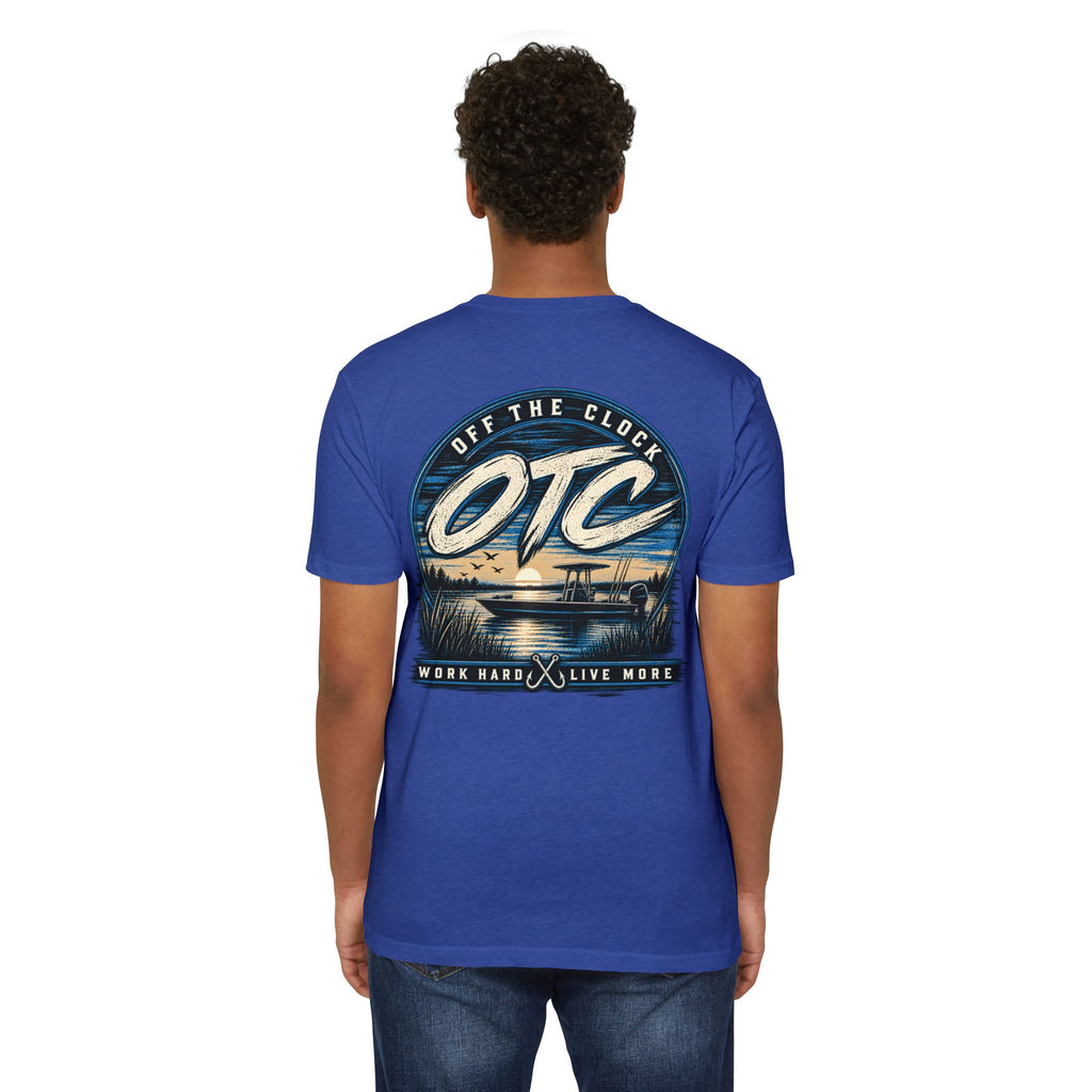 OTC 'Off The Clock' Lake T-Shirt — Work Hard Live More Graphic Tee