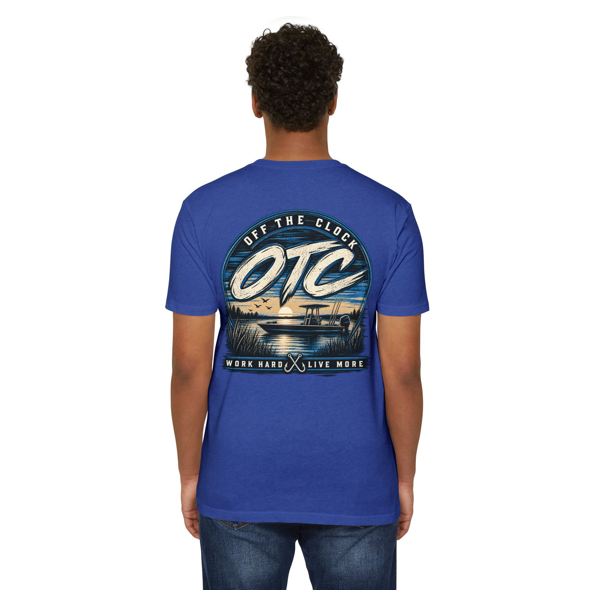 OTC 'Off The Clock' Lake T-Shirt — Work Hard Live More Graphic Tee