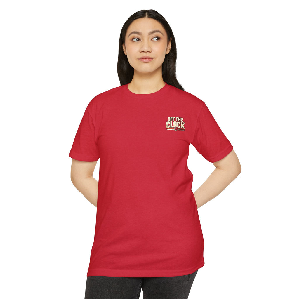 Work Hard Live More T-Shirt — 'Off The Clock' Casual Graphic Tee