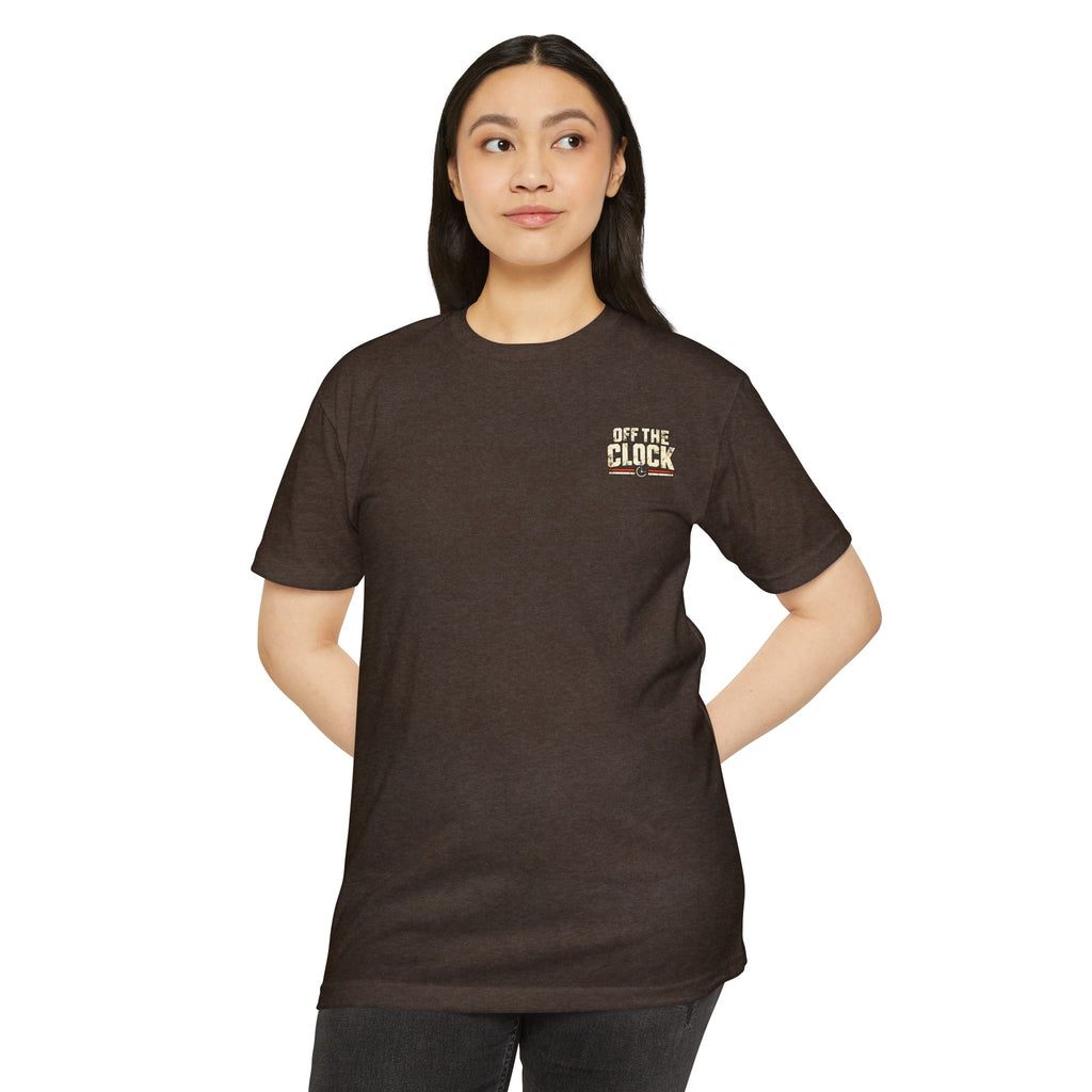 Work Hard Live More T-Shirt — 'Off The Clock' Casual Graphic Tee