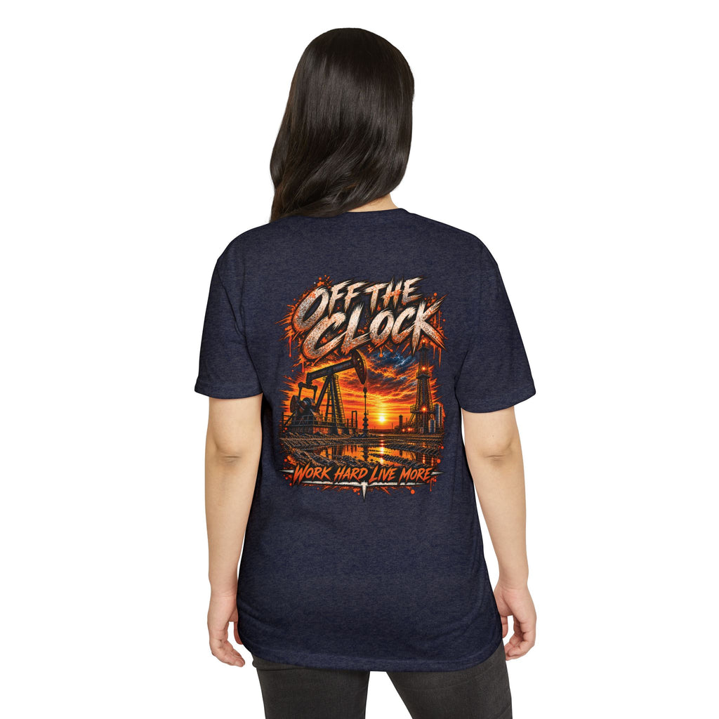 Oilfield 'Off the Clock' Graphic T-Shirt — Work Hard Live More