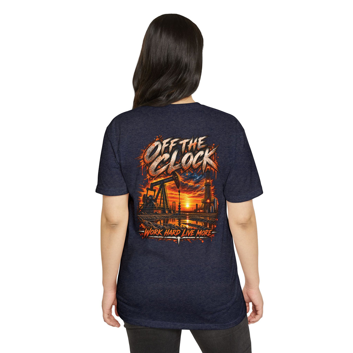 Oilfield 'Off the Clock' Graphic T-Shirt — Work Hard Live More