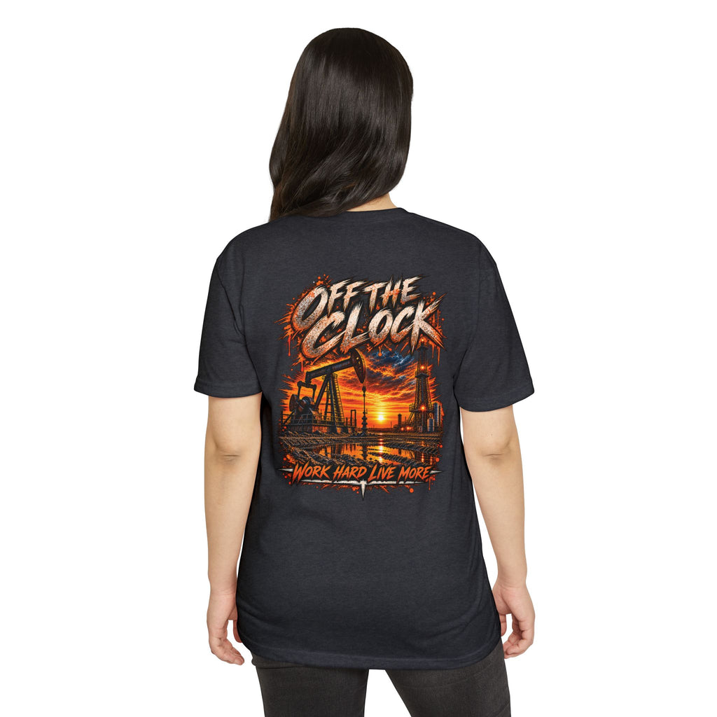 Oilfield 'Off the Clock' Graphic T-Shirt — Work Hard Live More
