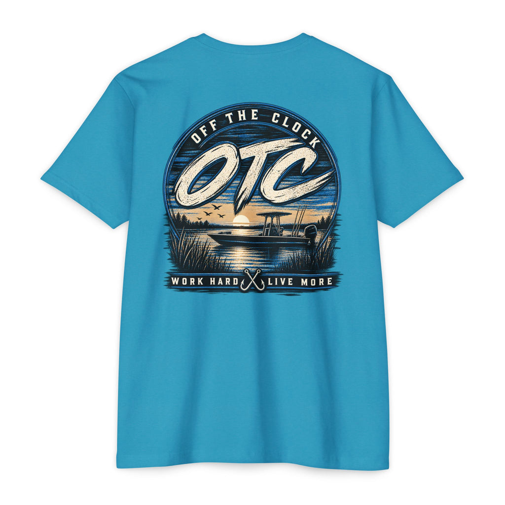 OTC 'Off The Clock' Lake T-Shirt — Work Hard Live More Graphic Tee