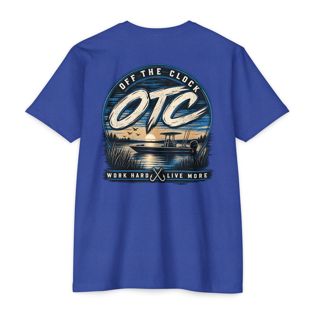 OTC 'Off The Clock' Lake T-Shirt — Work Hard Live More Graphic Tee