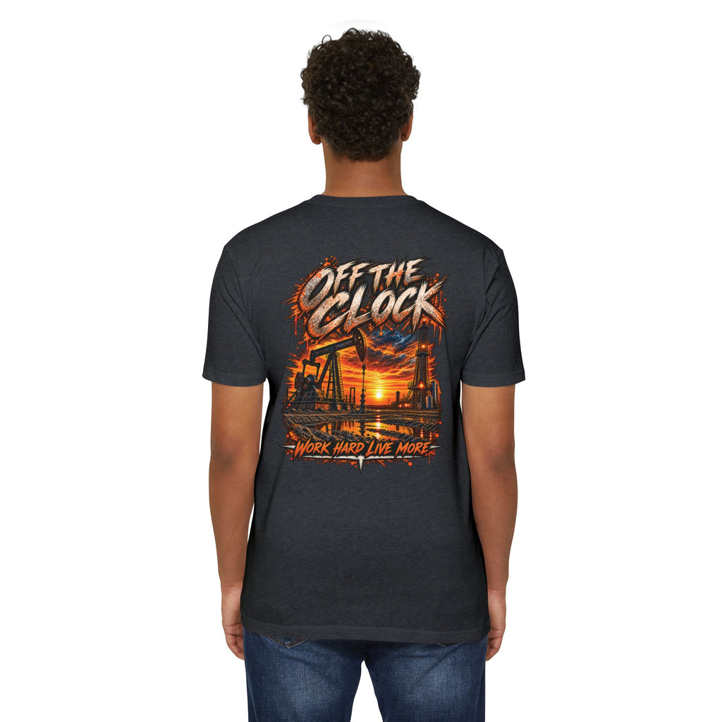 Oilfield 'Off the Clock' Graphic T-Shirt — Work Hard Live More