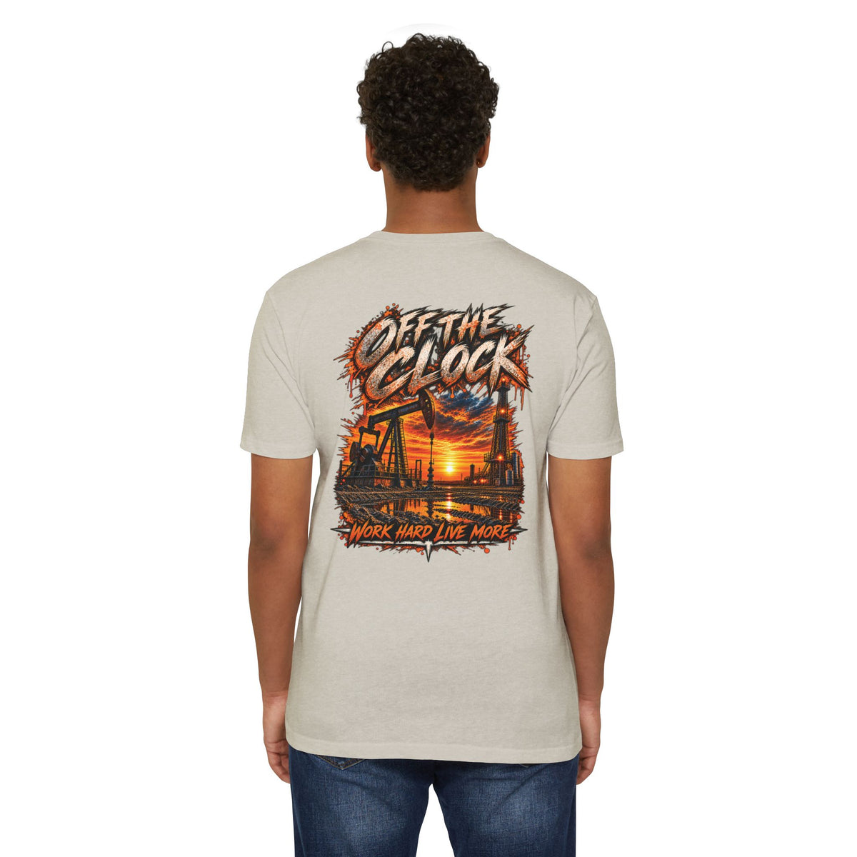 Oilfield 'Off the Clock' Graphic T-Shirt — Work Hard Live More