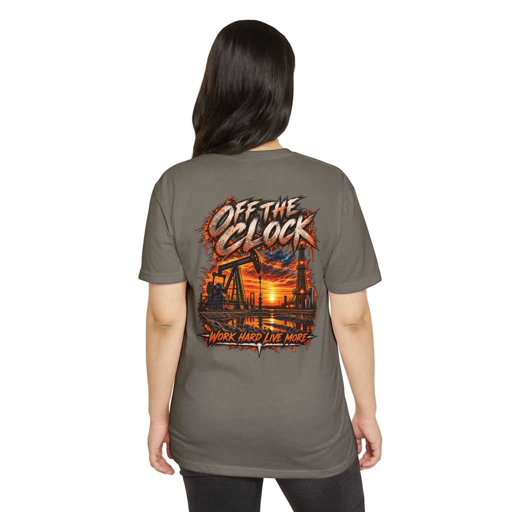 Oilfield 'Off the Clock' Graphic T-Shirt — Work Hard Live More