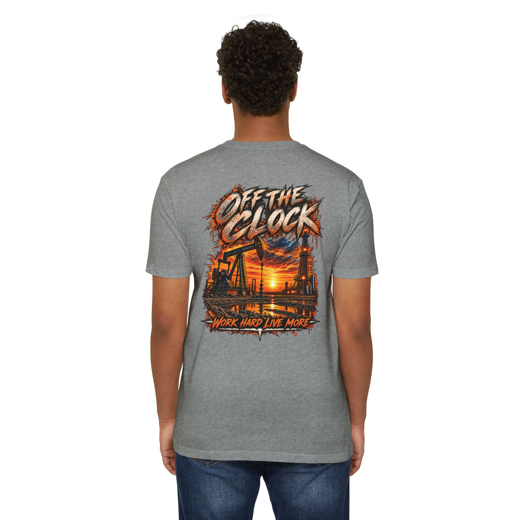Oilfield 'Off the Clock' Graphic T-Shirt — Work Hard Live More