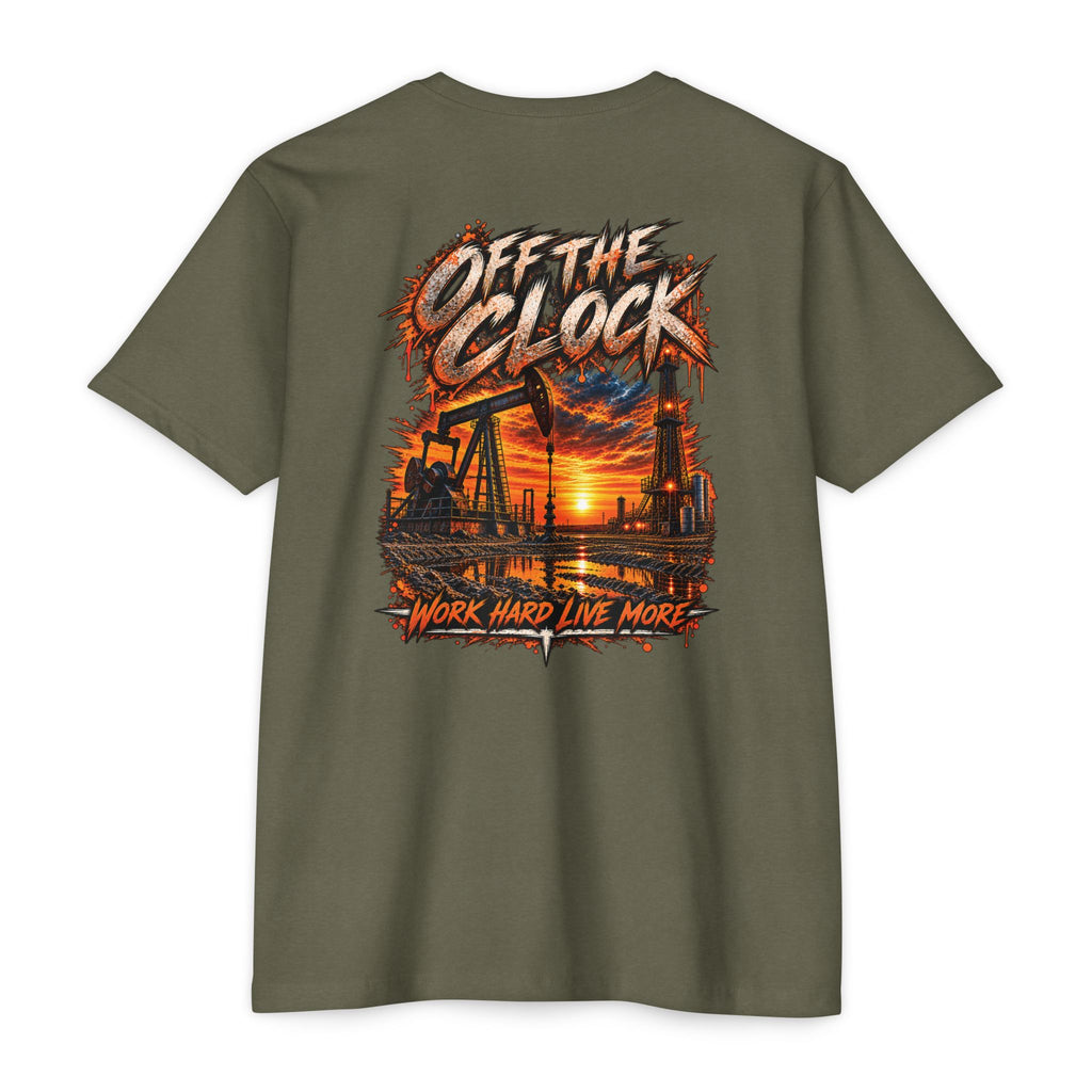 Oilfield 'Off the Clock' Graphic T-Shirt — Work Hard Live More