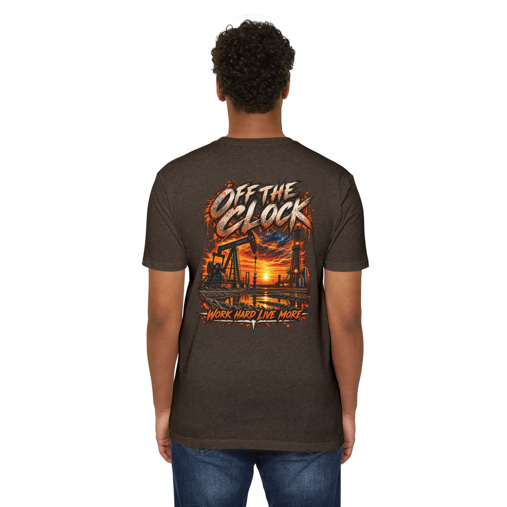 Oilfield 'Off the Clock' Graphic T-Shirt — Work Hard Live More