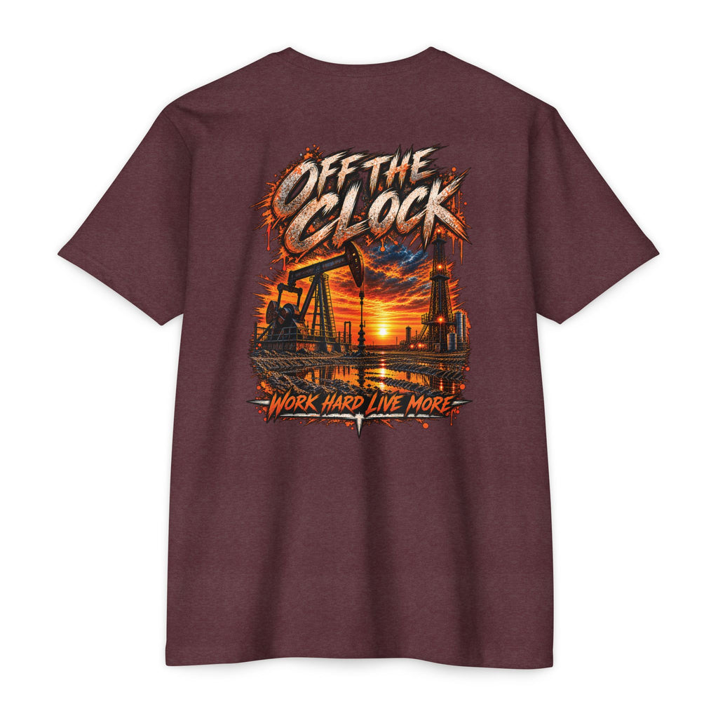 Oilfield 'Off the Clock' Graphic T-Shirt — Work Hard Live More