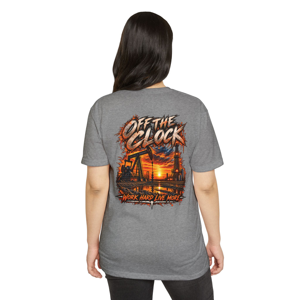 Oilfield 'Off the Clock' Graphic T-Shirt — Work Hard Live More