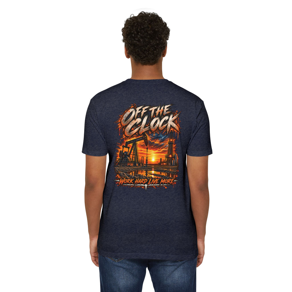 Oilfield 'Off the Clock' Graphic T-Shirt — Work Hard Live More