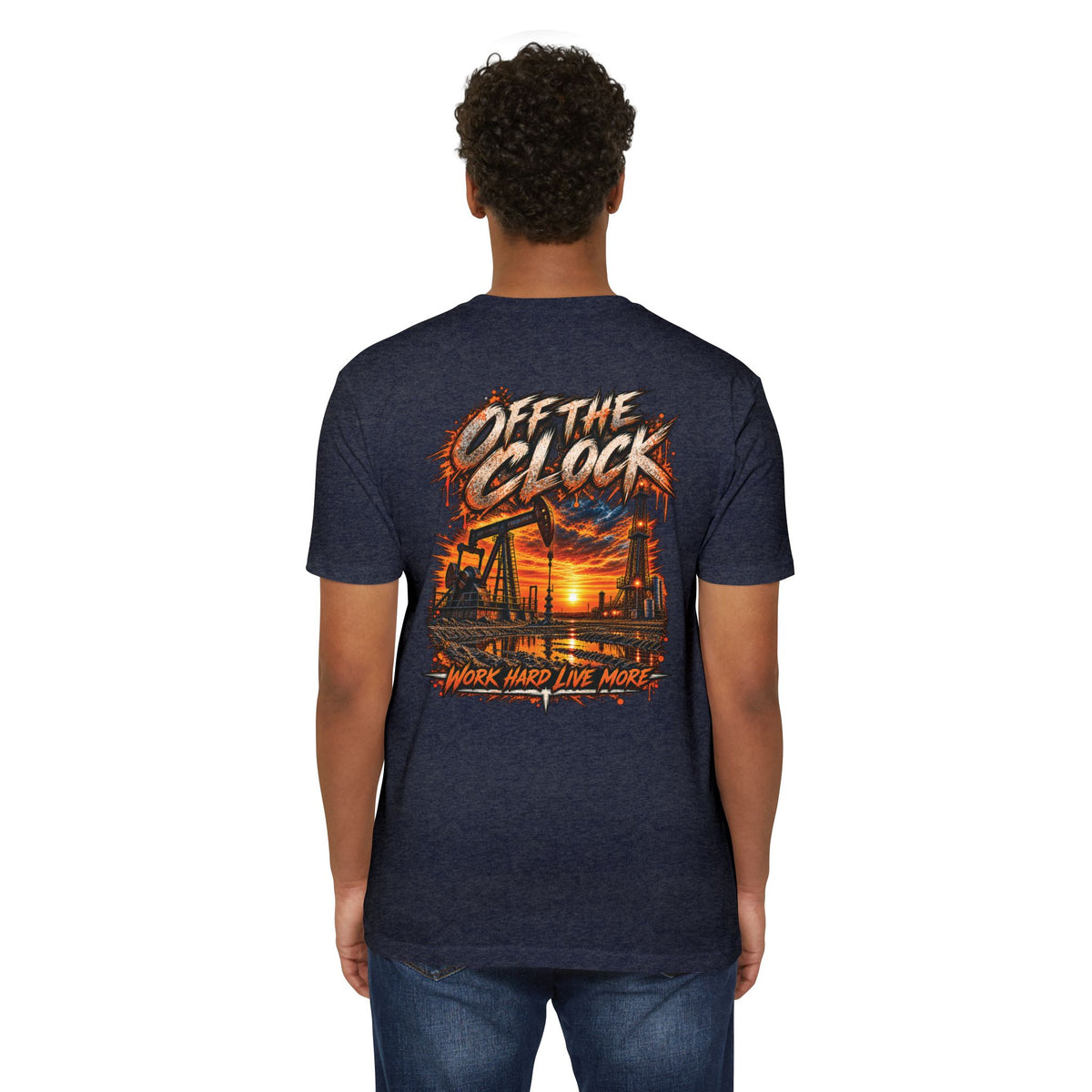 Oilfield 'Off the Clock' Graphic T-Shirt — Work Hard Live More