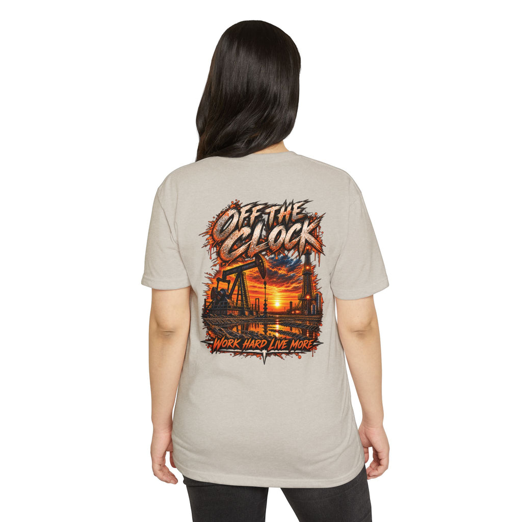 Oilfield 'Off the Clock' Graphic T-Shirt — Work Hard Live More