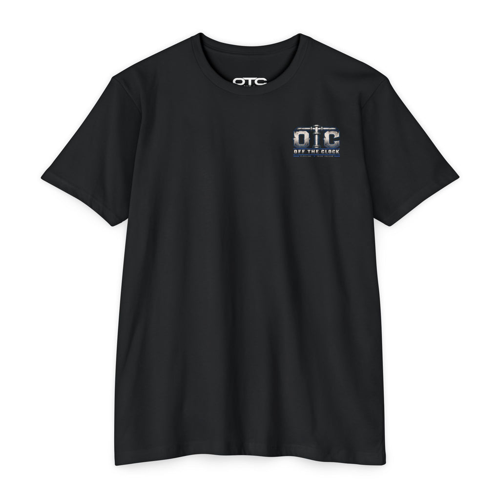 Off The Clock Welding T-Shirt — "Work Hard Live More" Graphic Tee