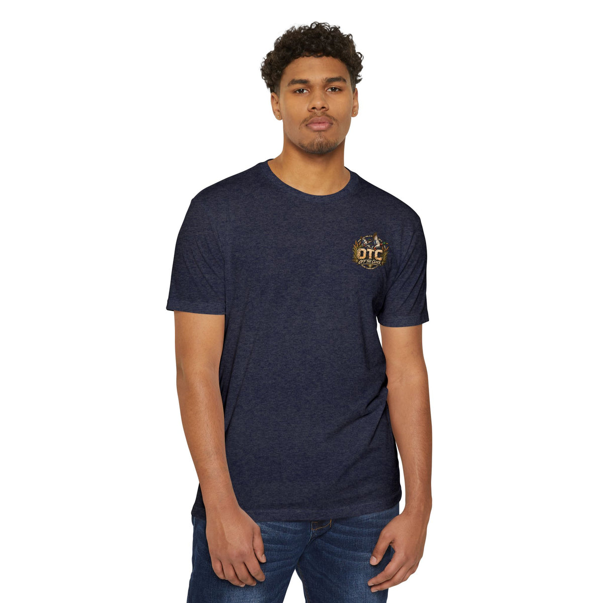 Off The Clock T-Shirt — 'Work Hard Live More' Duck Marsh Sunset Tee