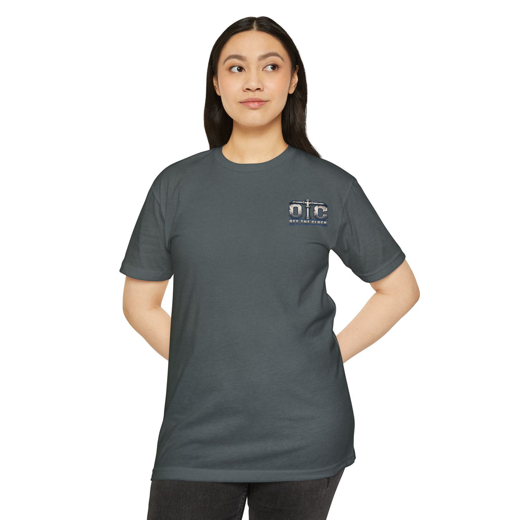 Off The Clock Welding T-Shirt — "Work Hard Live More" Graphic Tee