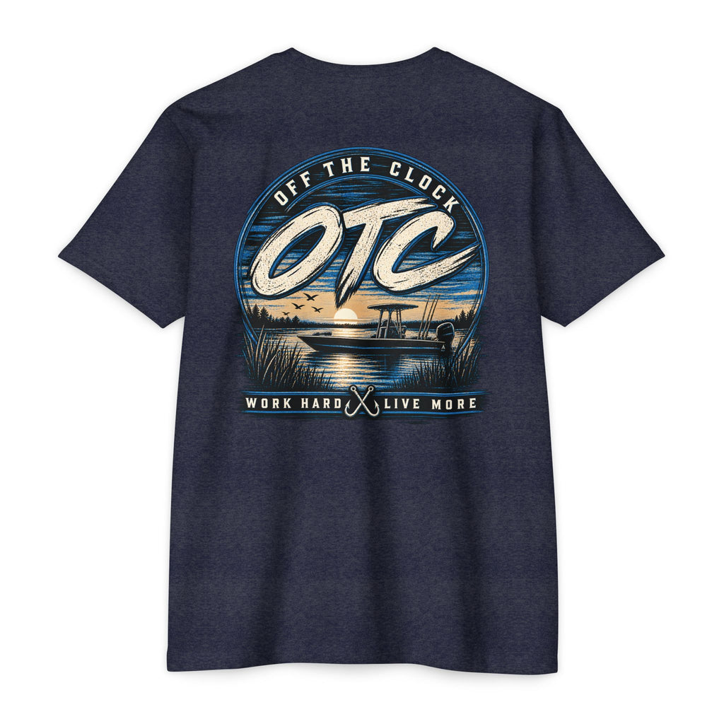OTC 'Off The Clock' Lake T-Shirt — Work Hard Live More Graphic Tee