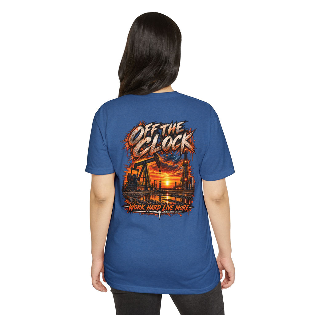 Oilfield 'Off the Clock' Graphic T-Shirt — Work Hard Live More