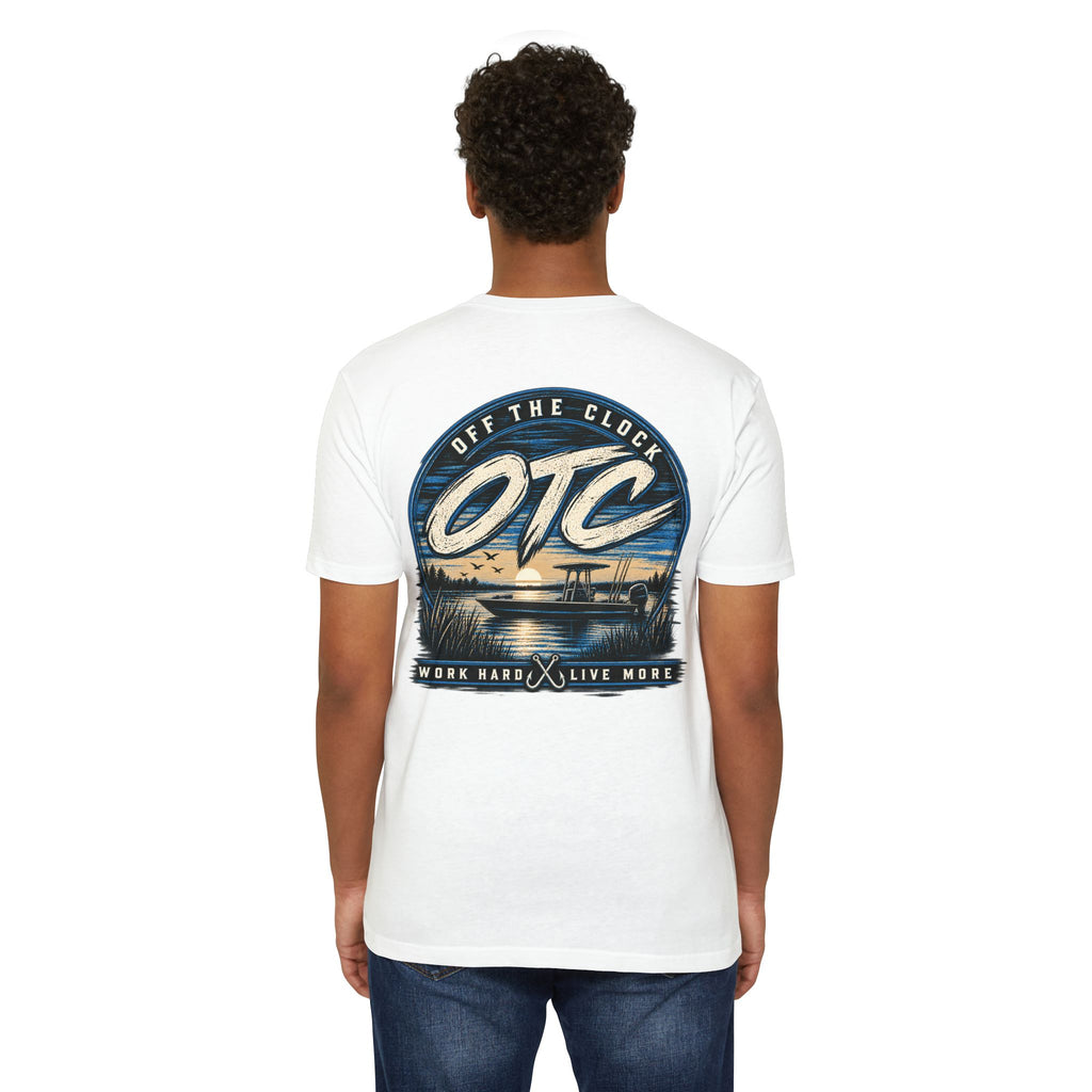 OTC 'Off The Clock' Lake T-Shirt — Work Hard Live More Graphic Tee