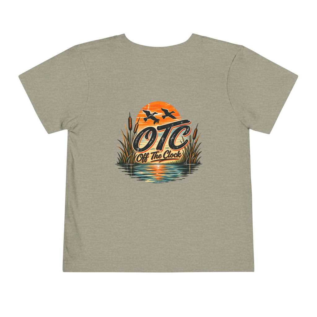 Toddler Tee — "Off The Clock" Duck Pond