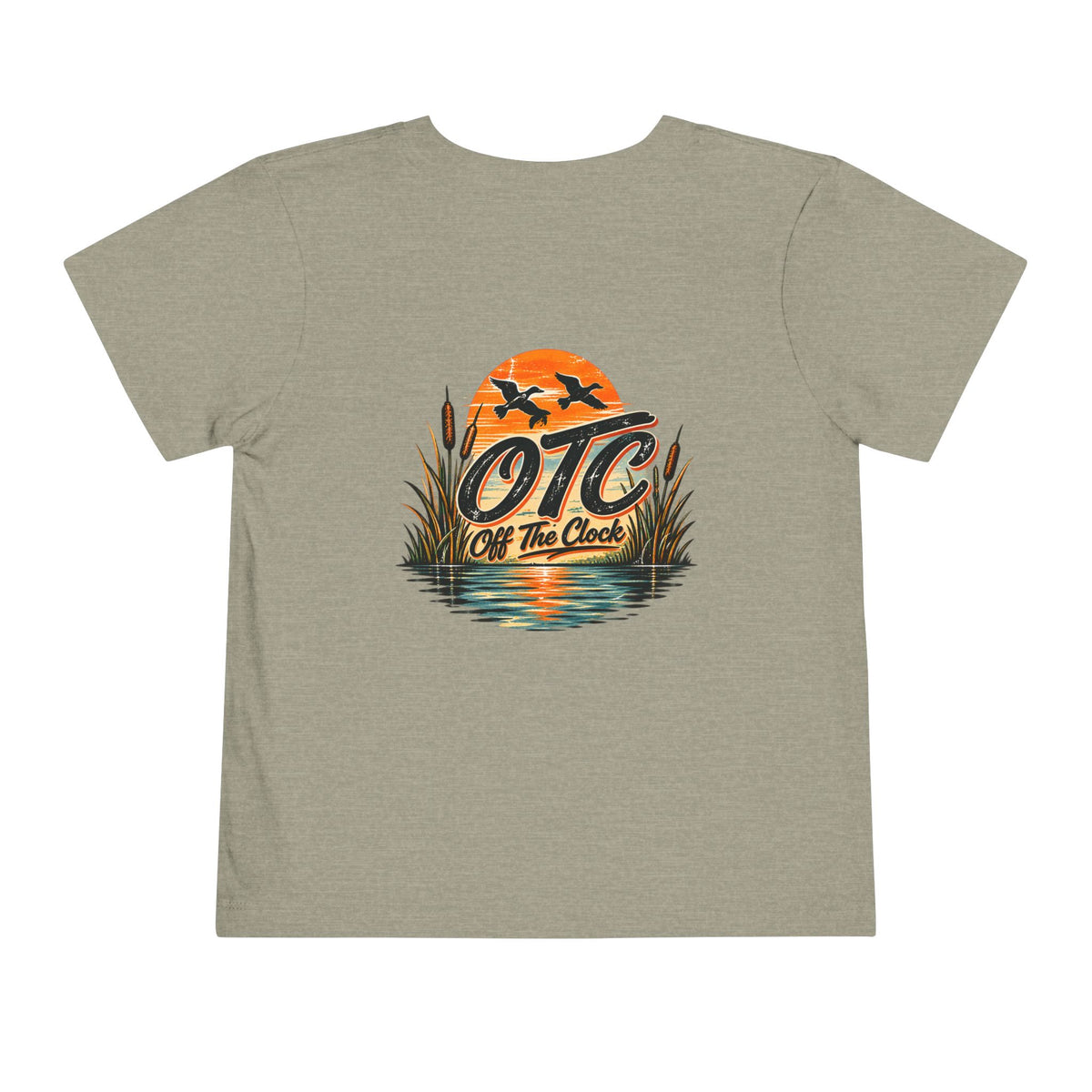 Toddler Tee — "Off The Clock" Duck Pond
