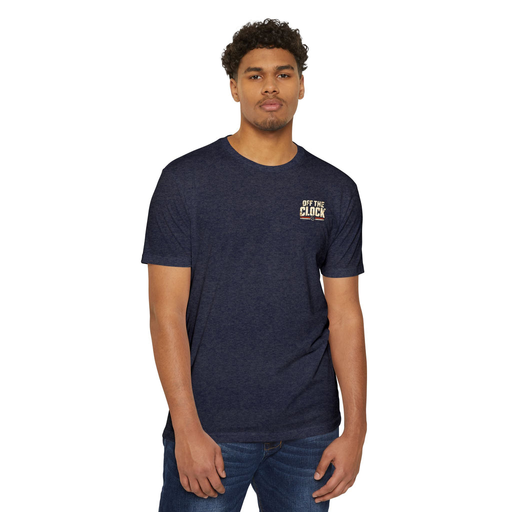 Work Hard Live More T-Shirt — 'Off The Clock' Casual Graphic Tee