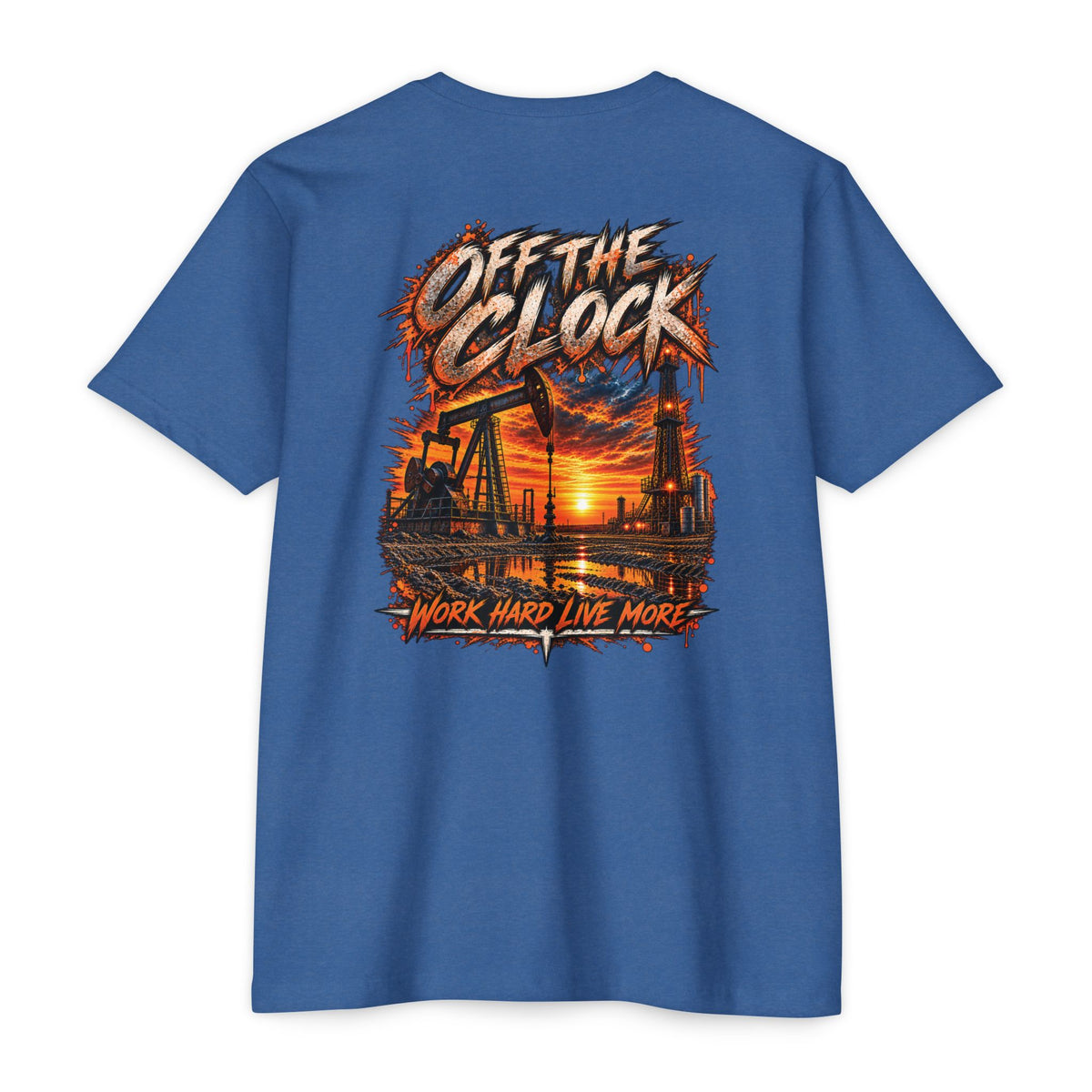 Oilfield 'Off the Clock' Graphic T-Shirt — Work Hard Live More