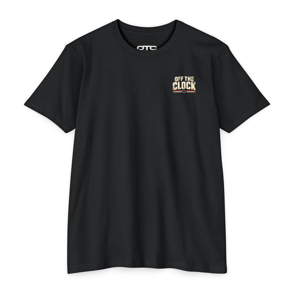 Work Hard Live More T-Shirt — 'Off The Clock' Casual Graphic Tee