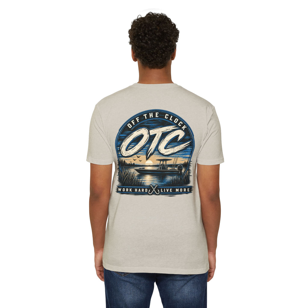 OTC 'Off The Clock' Lake T-Shirt — Work Hard Live More Graphic Tee