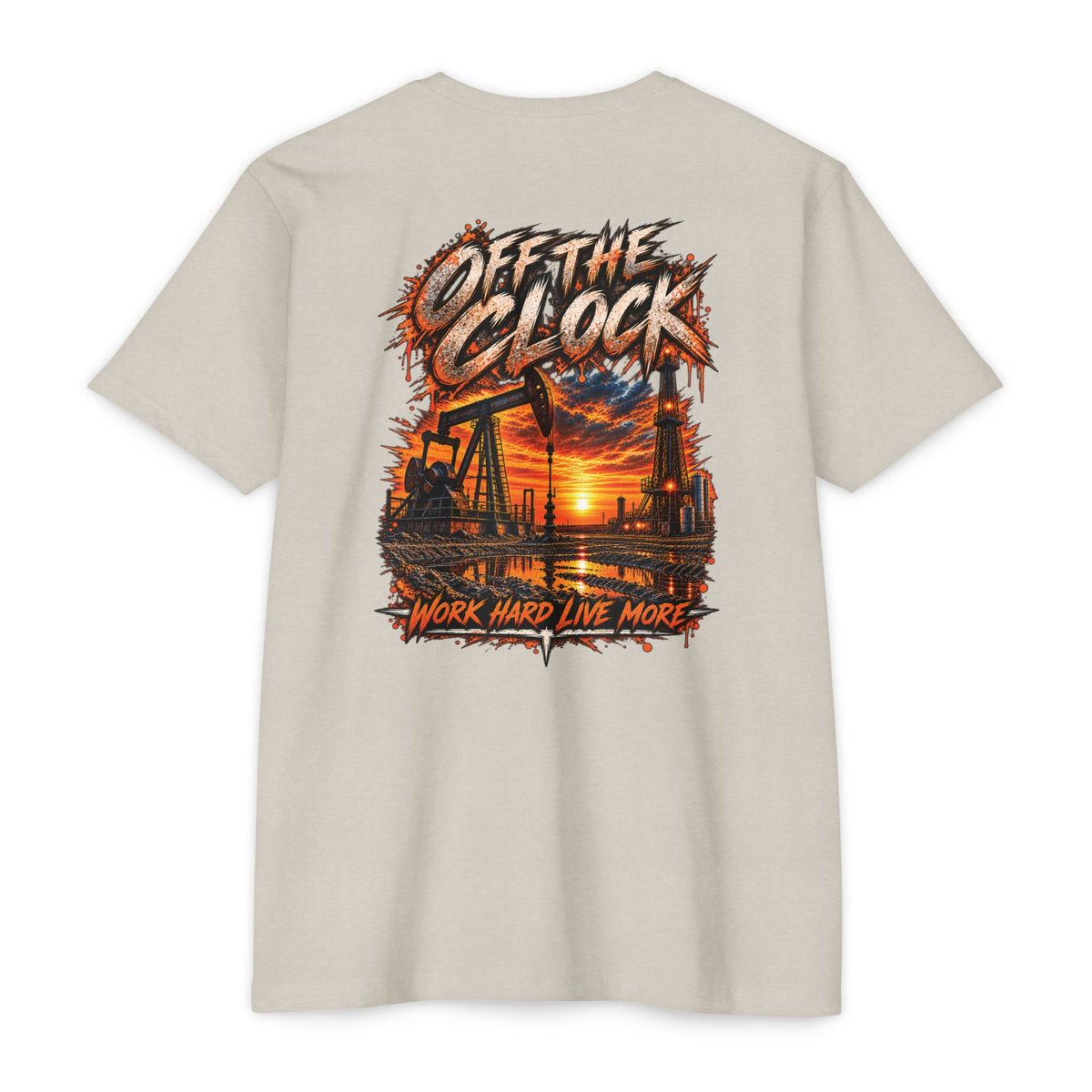 Oilfield 'Off the Clock' Graphic T-Shirt — Work Hard Live More